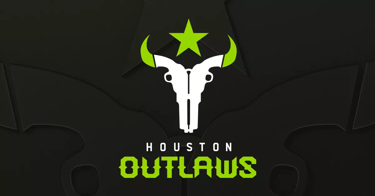 The Houston Outlaws Logo before rebranding as a content creation organization