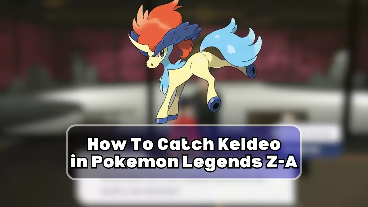 Keldeo in Pokemon Legends Z-A